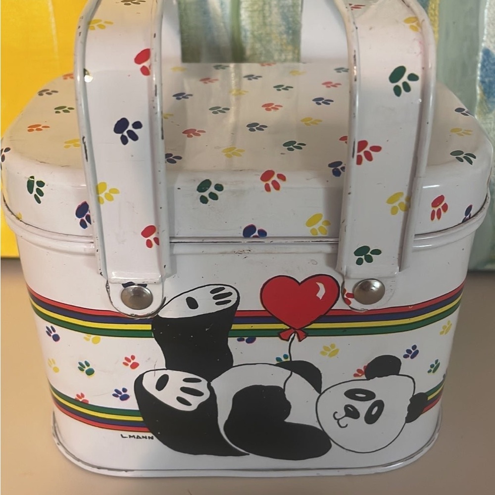 Vintage Panda Tin Box from Tin Box Company